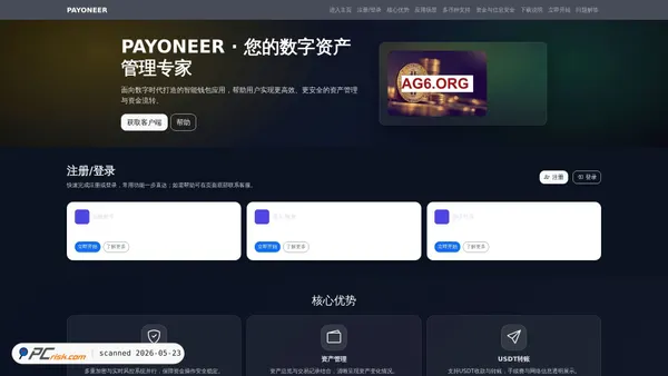 payoneergw.com.cn screenshot