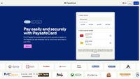 paysafecard.com screenshot