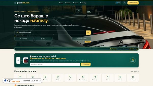 Captura de pazarimk.com