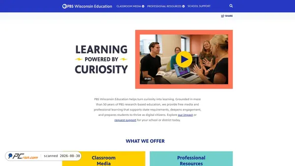 pbswisconsineducation.org Screenshot