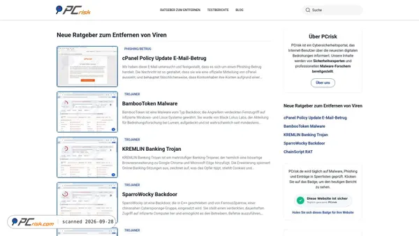 pcrisk.de screenshot