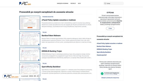 pcrisk.pl screenshot