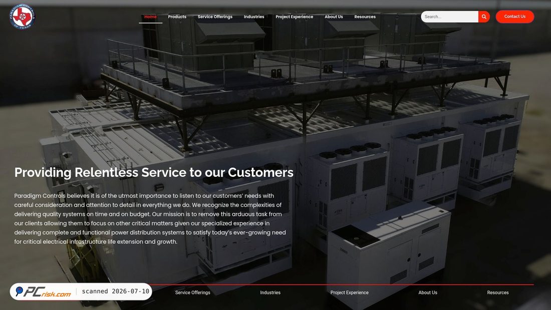 Screenshot of pctx.us