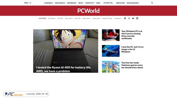 pcworld.com screenshot