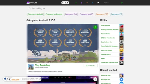 pdalife.com screenshot