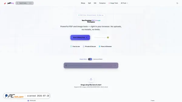 pdftiny.in screenshot