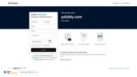 pdiddy.com screenshot