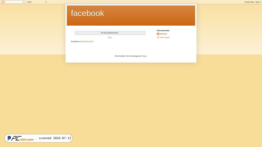 Screenshot of pe-facebook.blogspot.com