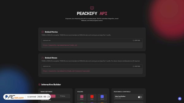 peachify.top screenshot