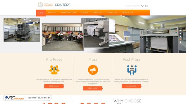 pearlprinters.com screenshot