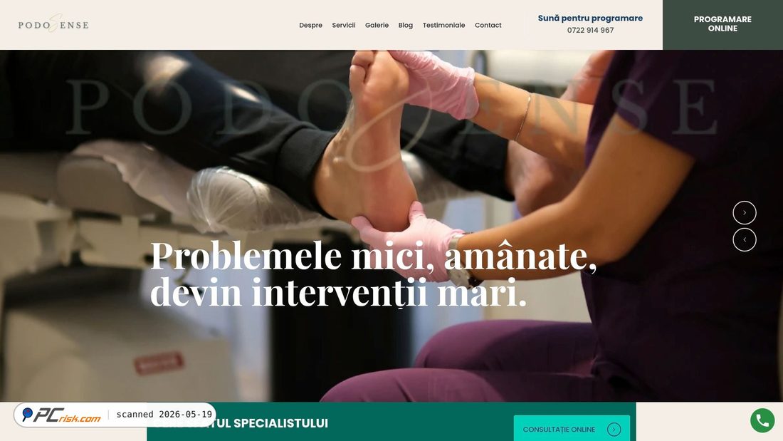Screenshot di pedichiuramedicalaploiesti.ro