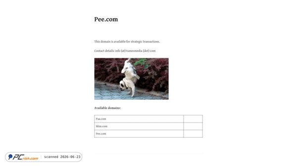 pee.com screenshot