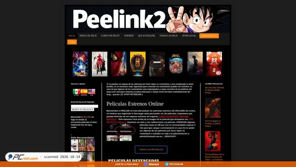 peelink2.com Screenshot
