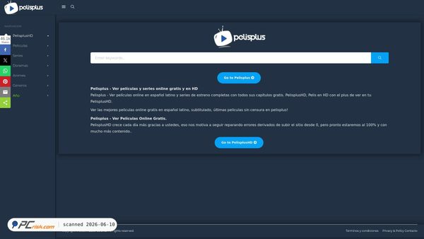 pelisplushd.mx screenshot