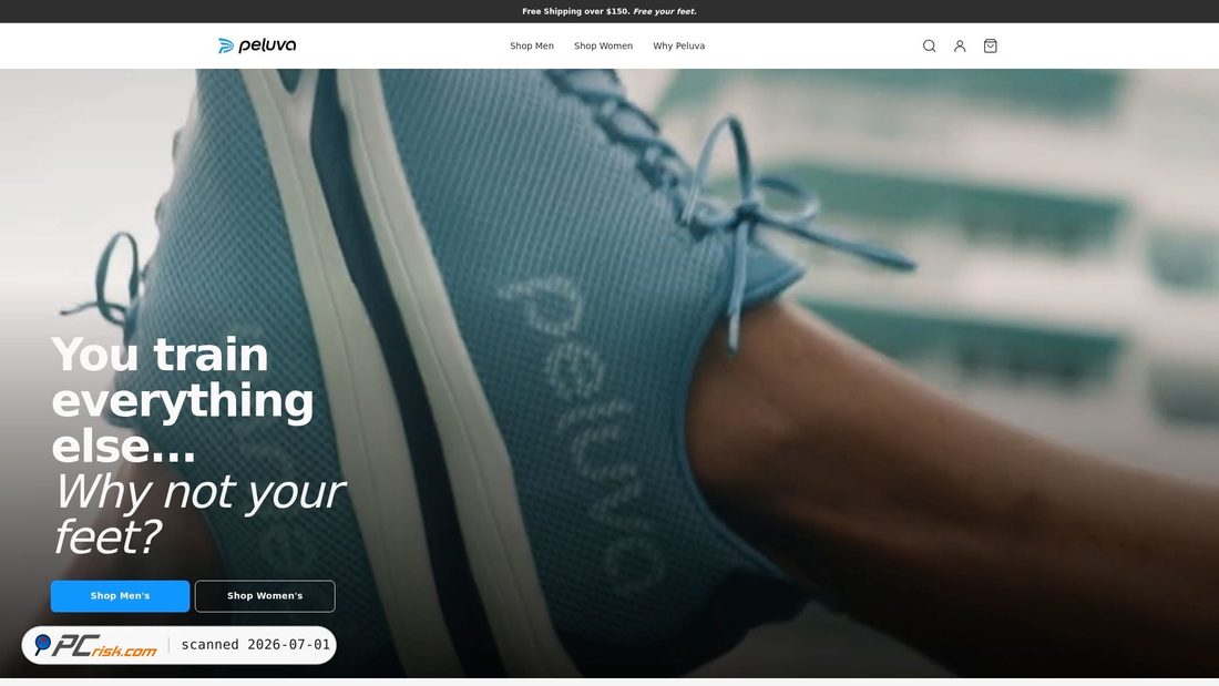 Screenshot of peluva.com