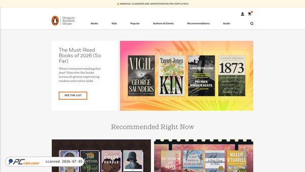 penguinrandomhouse.com screenshot