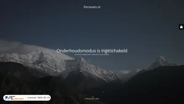 pensioen.nl screenshot