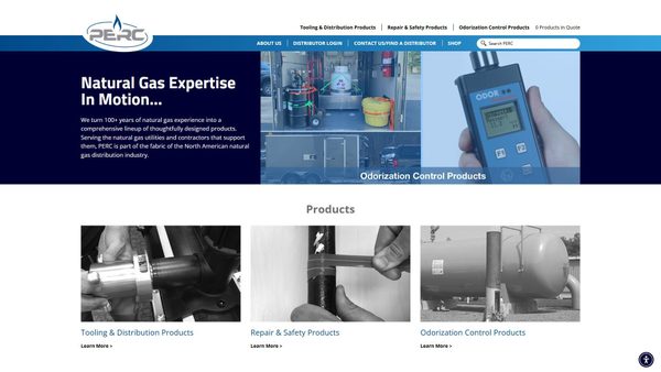 perc.us.com screenshot