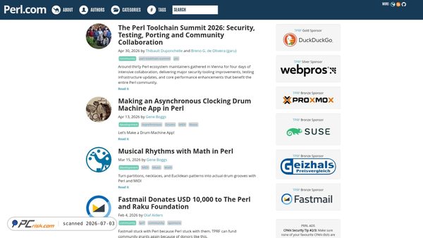 perl.com screenshot