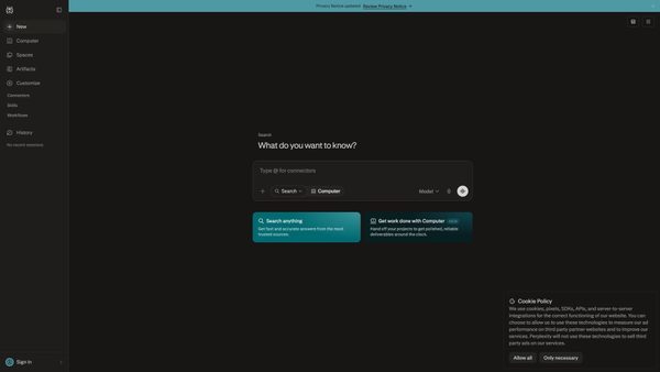 perplexity.ai screenshot