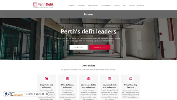 perthdefit.com.au screenshot
