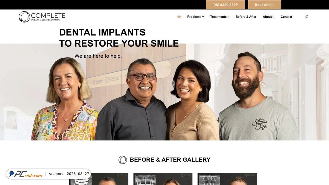 Screenshot von perthimplantdentistry.com