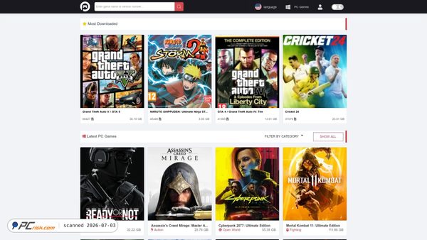 peskgames.com screenshot