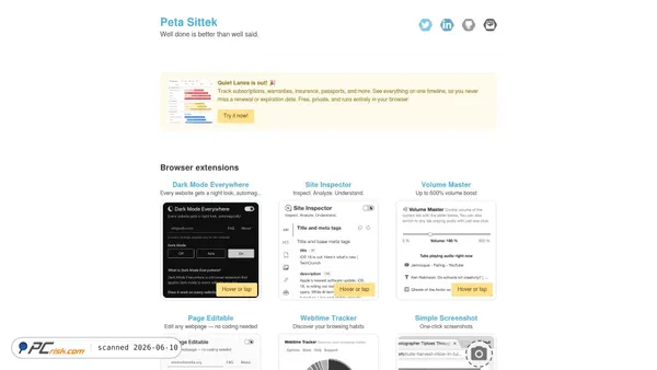 petasittek.com screenshot