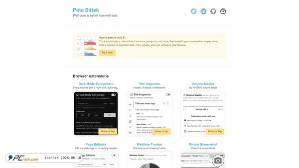 petasittek.com screenshot