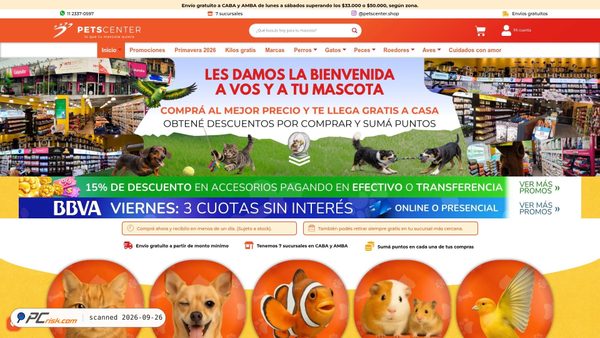 petscenter.com.ar screenshot