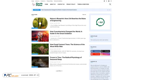 pfearth.blogspot.com screenshot