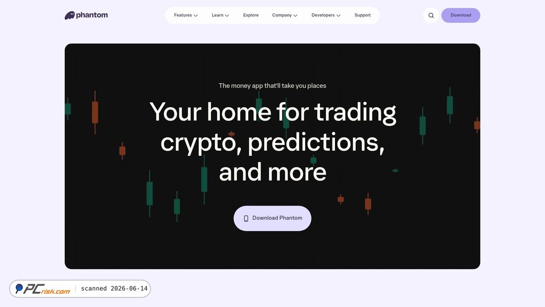 Screenshot of phantom.app