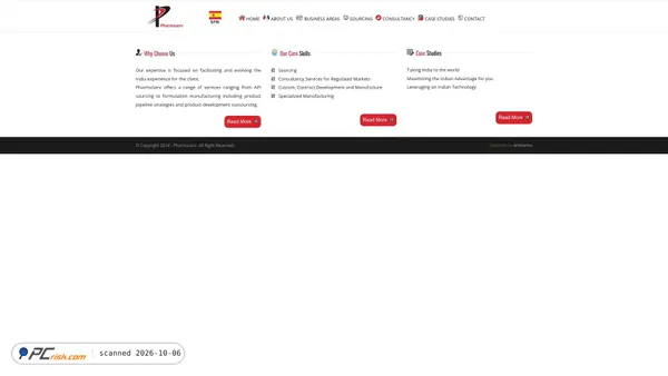 pharmaserv.in screenshot