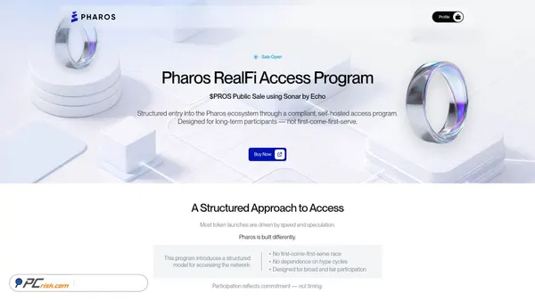 Captura de pharos-sale.com