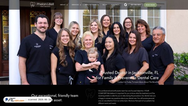 phelanandbell.com screenshot