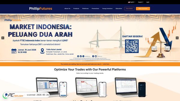 phillipfutures.co.id screenshot