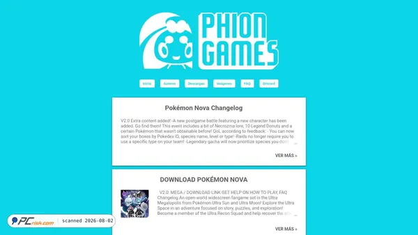 phiongames.blogspot.com screenshot