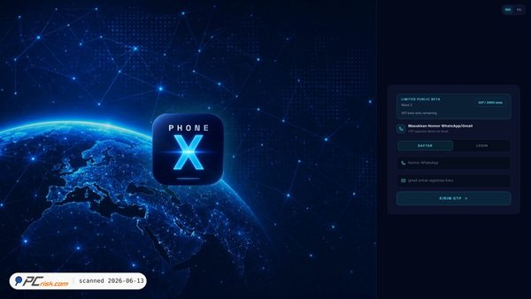 phonex.id screenshot