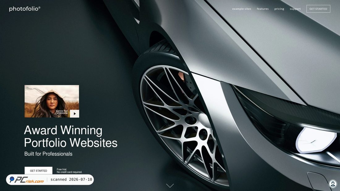 Screenshot of photofolio.com