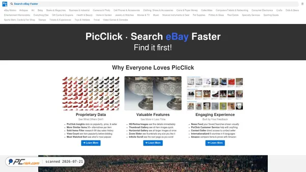 picclick.com screenshot