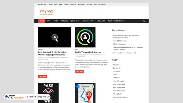 picy.xyz screenshot