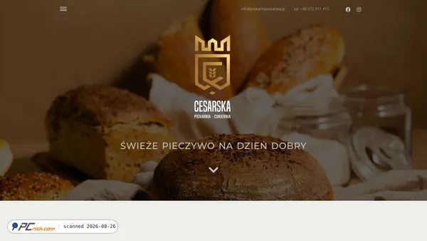 piekarniacesarska.pl screenshot