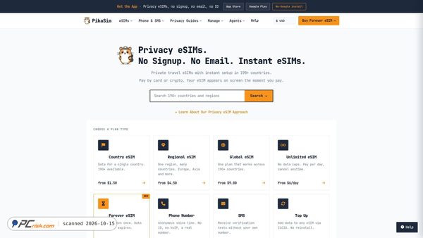 pikasim.com Screenshot