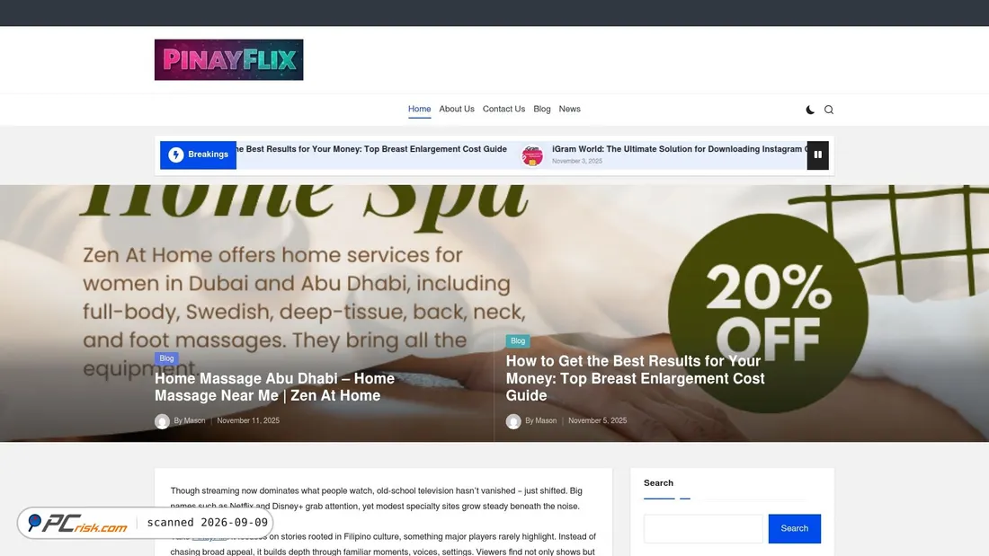 Zrzut ekranu pinayflix.blog