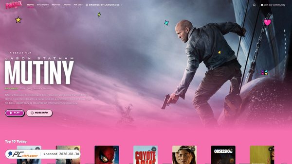 pinkflix.site Screenshot