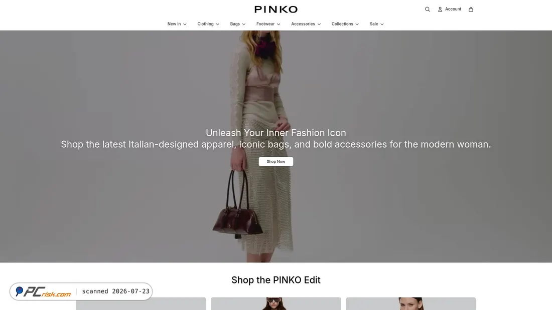 Screenshot of pinkostudio.shop