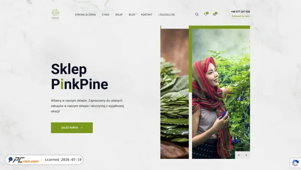 pinkpine.ie screenshot