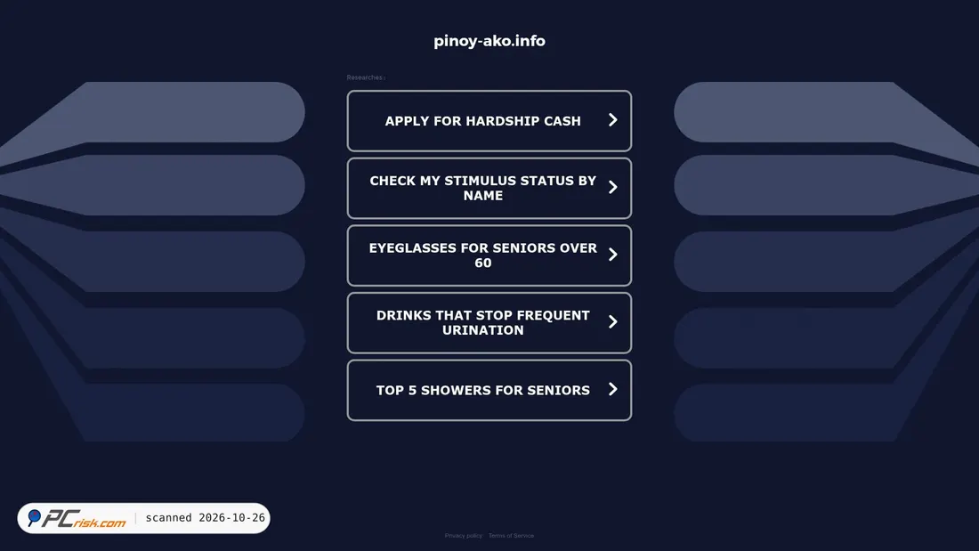 Screenshot of pinoy-ako.info