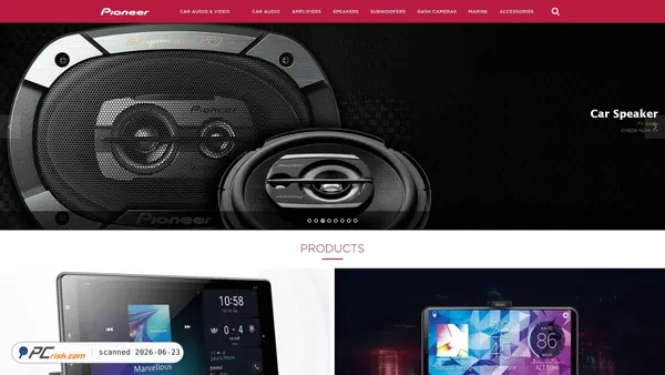 pioneer-mea.com screenshot