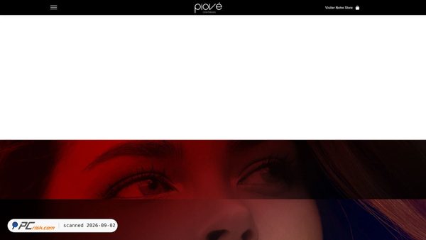 piovecosmetics.com screenshot